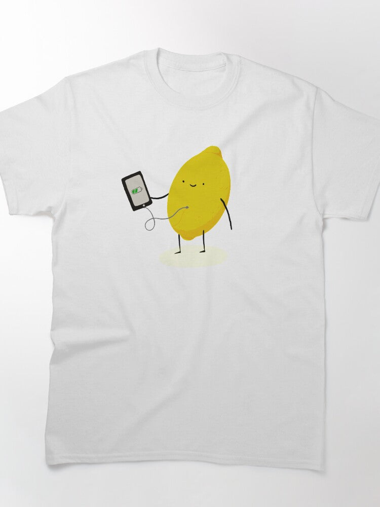 Lemon charges smartphone Classic T-Shirt