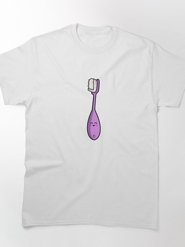 Cute Toothbrush Sticker Classic T-Shirt