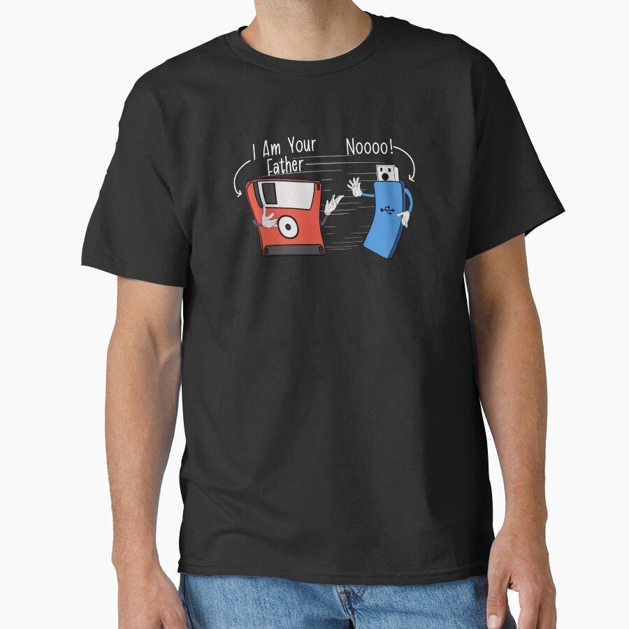 Funny Floppy Disk USB Computer Design Nerd Gift Design product Classic T-Shirt